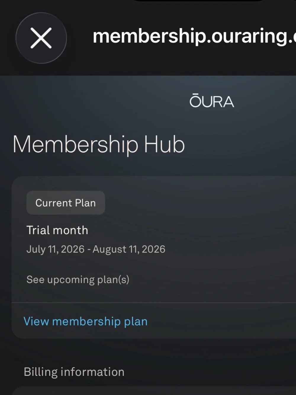 Oura Gen 4 Ceramic Ring - Size 8 Cloud New in open box condition